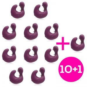 Pack 10 + 1 Swamson Anillo Estimulador Silicona Recargable USB de la marca ENGILY ROSS