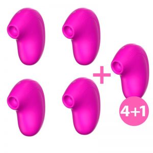 Pack 4+1 Cult Succionador Clitoris Ondas Energéticas New Generation Rose diseñado por la marca W
