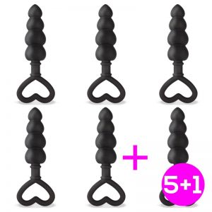 Pack 5+1 Cuore Plug Anal Silicona diseñado por la marca TARDENOCHE