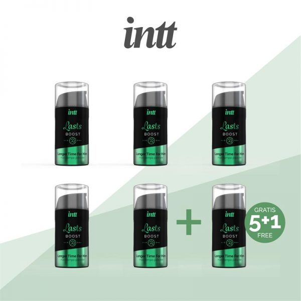 Pack 5+1 Gel para Retrasar la Eyaculacion 15 ml diseñado por la marca INTT
