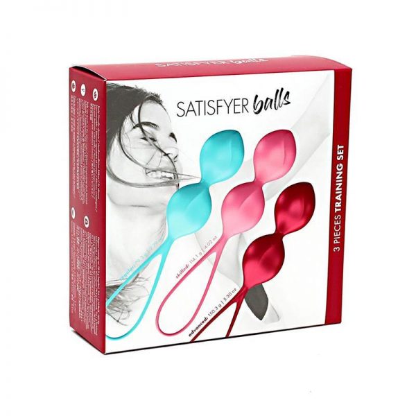 Pack de 3 Bolas Ben-Wa C03 Silicona fabricado por SATISFYER