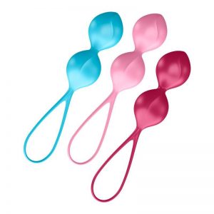 Pack de 3 Bolas Ben-Wa C03 Silicona diseñado por la marca SATISFYER