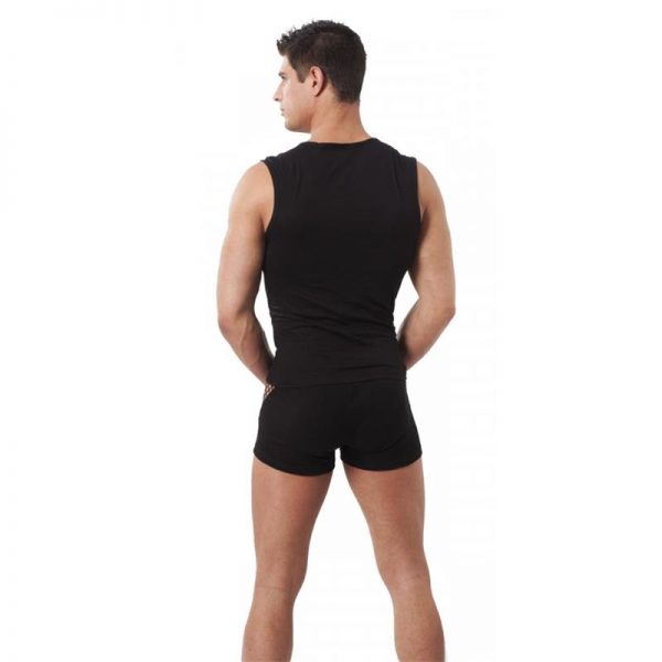 Pantalon Corto Rejilla Negro fabricado por AMORABLE