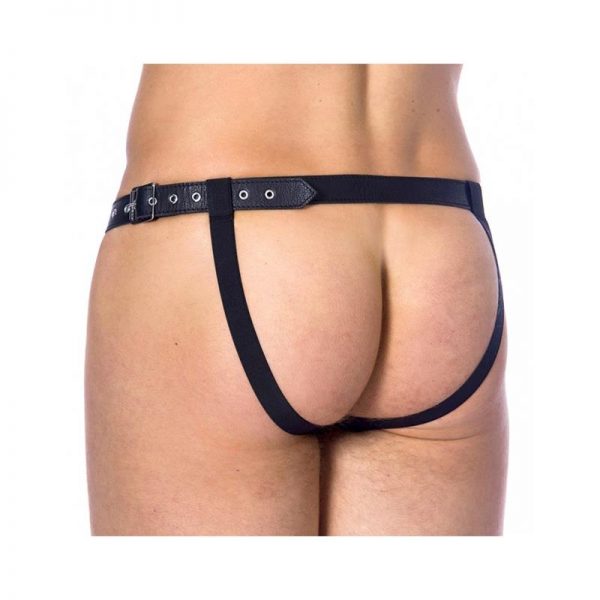 Panty Masculino de Cuero Talla Única marca BONDAGE PLAY