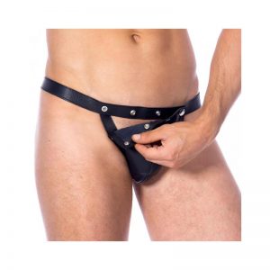 Panty Masculino de Cuero Talla Única barato