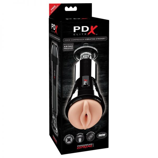 PDX Elite Masturbador Vibrador Cock Compressor marca PDX ELITE