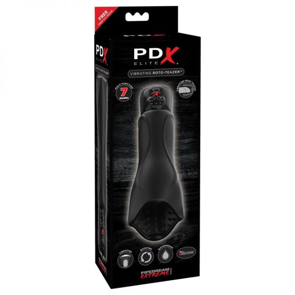 PDX Elite Masturbador Vibrador Roto-Teazer marca PDX ELITE