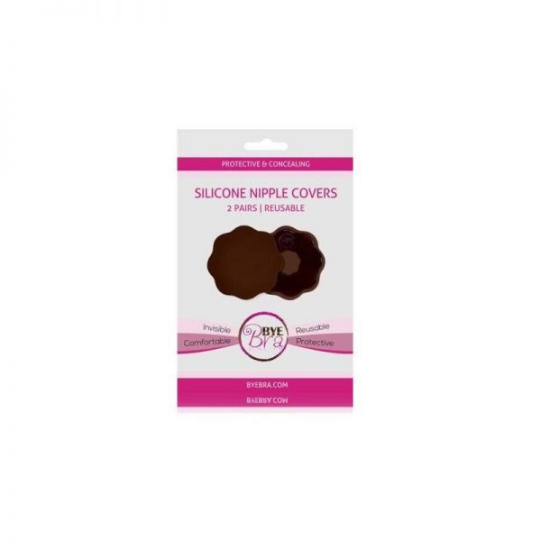 Pezoneras de Silicona Color Marrón diseñado por la marca BYE BRA