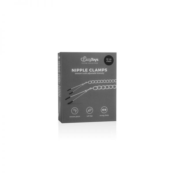 Pinzas con Cadena de Metal para Pezones marca EASYTOYS