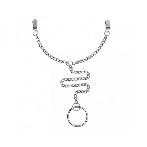 Pinzas para Pezones con Anillo para el Pene barato