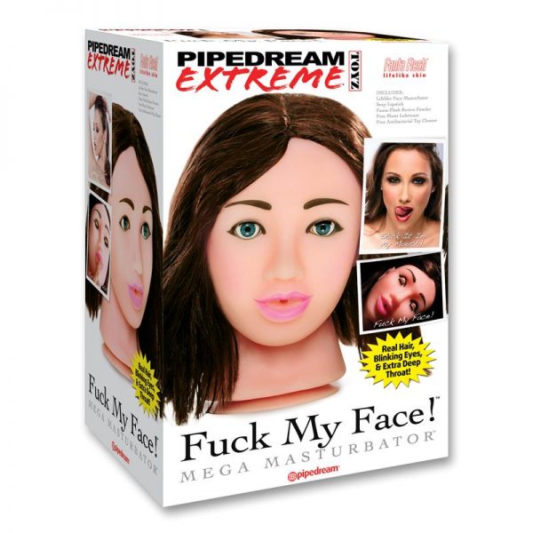 Pipedream Extreme Fuck My Face Morena de calidad
