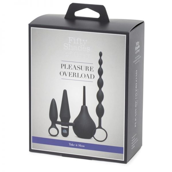 Pleasure Overload Kit Anal 4 Piezas marca FIFTY SHADES OF GREY