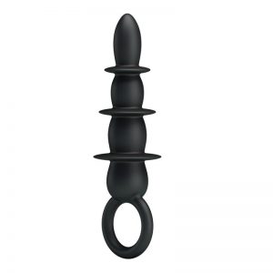 Plug Anal 3 Zonas Negro diseñado por la marca PRETTYLOVE