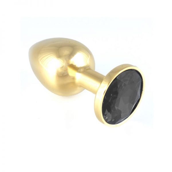 Plug Anal Acero Inoxidable Dorado-Negro barato