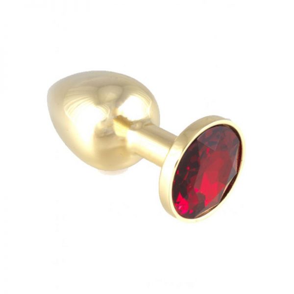 Plug Anal Acero Inoxidable Dorado-Rojo barato
