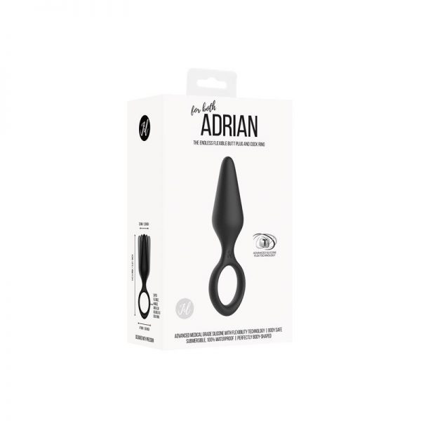 Plug Anal Adrian Negro en www.tiendaeroticaweb.es