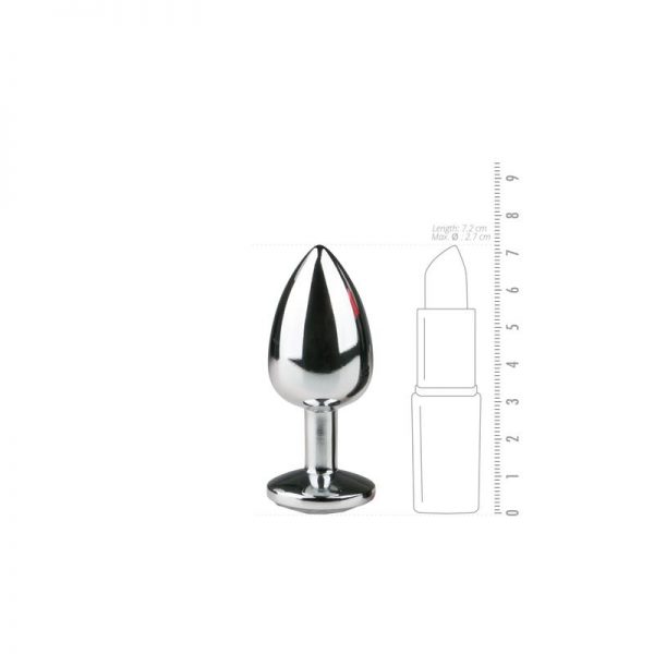 venta de Plug Anal con Cristal Transparente No. 1 en tienda erótica online