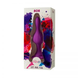 Plug Anal Bob M Silicona 12 cm diseñado por la marca ALIVE