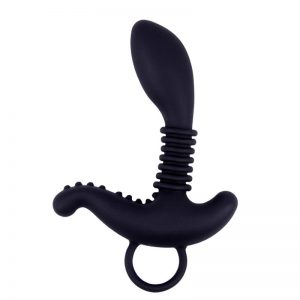 Plug Anal Booty Exciter Silicona Negro diseñado por la marca CHISA