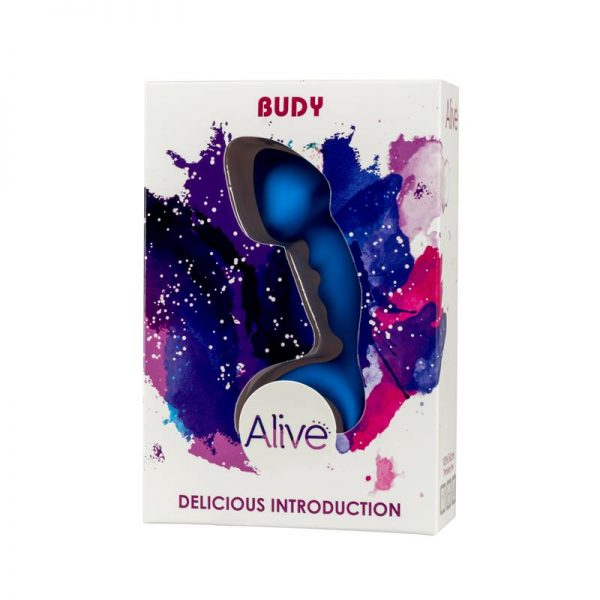 comprar Plug Anal Budy Azul Silicona 13 cm en sex shop online
