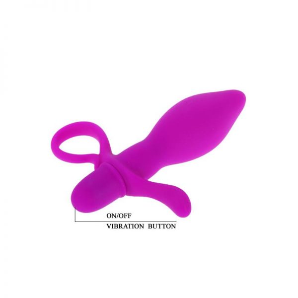 Plug Anal con Vibración Taylor Color Púrpura barato