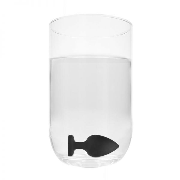 Plug Anal Diamond Heart Extra Grande Negro diseñado por la marca OUCH!