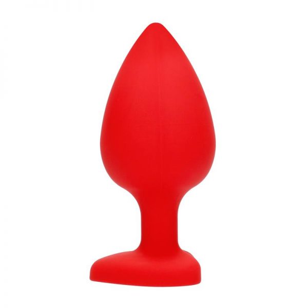 comprar Plug Anal Diamond Heart Extra Grande Rojo en sex shop online