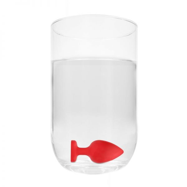Plug Anal Diamond Heart Extra Grande Rojo diseñado por la marca OUCH!