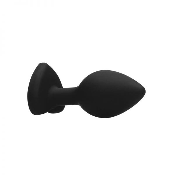 Plug Anal Diamond Heart Grande Negro de calidad y barato