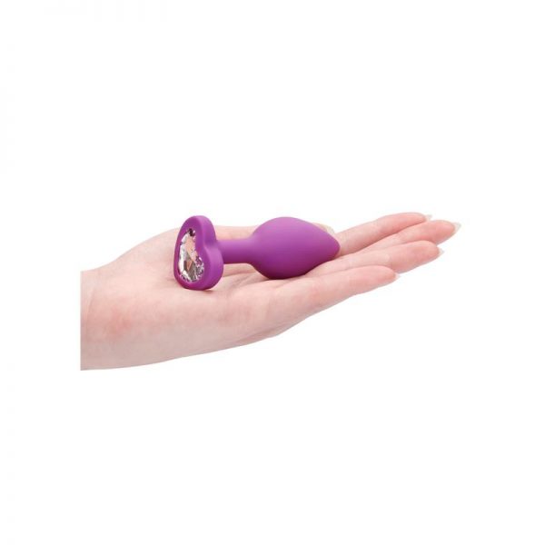 Plug Anal Diamond Heart Grande Purpura de calidad y barato