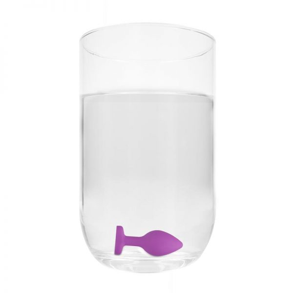 Plug Anal Diamond Heart Grande Purpura diseñado por la marca OUCH!
