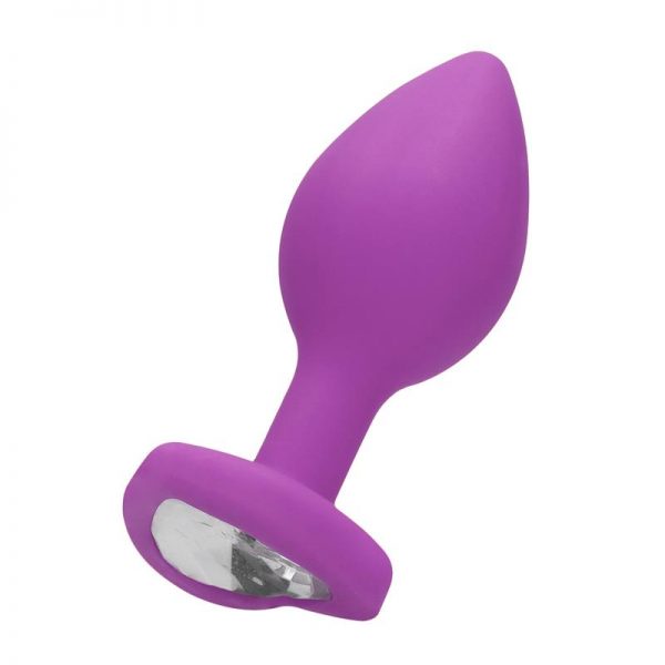 Plug Anal Diamond Heart Mediano Purpura fabricado por OUCH!