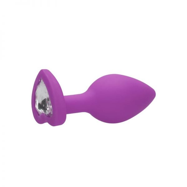 Plug Anal Diamond Heart Mediano Purpura de la marca OUCH!