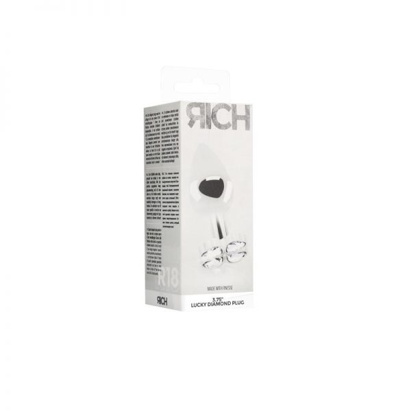 comprar Plug Anal Diamond Ondulado Color Plata barato y de calidad