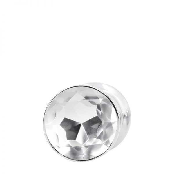 Plug Anal Diamond Ondulado Color Plata de la tienda erótica web www.tiendaeroticaweb.es