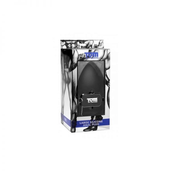 venta de Plug Anal Grande Silicona Negro en tienda erótica online
