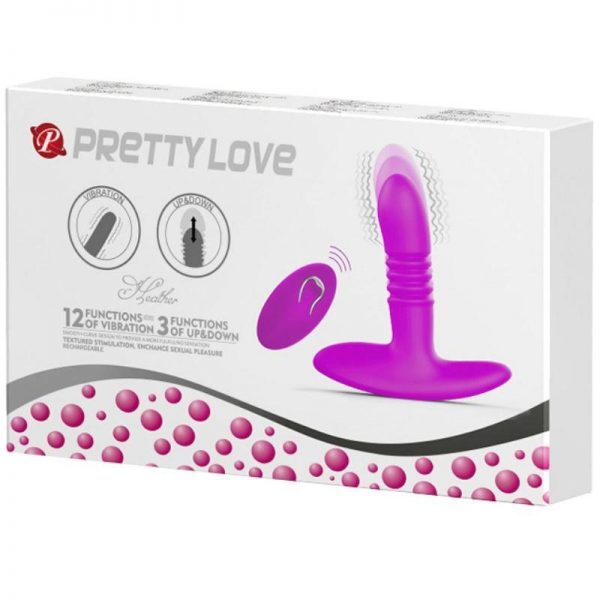 Plug Anal Heather Up and Down USB Impermeable de la marca PRETTYLOVE