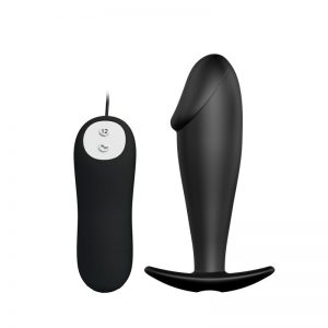Plug Anal Negro con Mando diseñado por la marca PRETTYLOVE