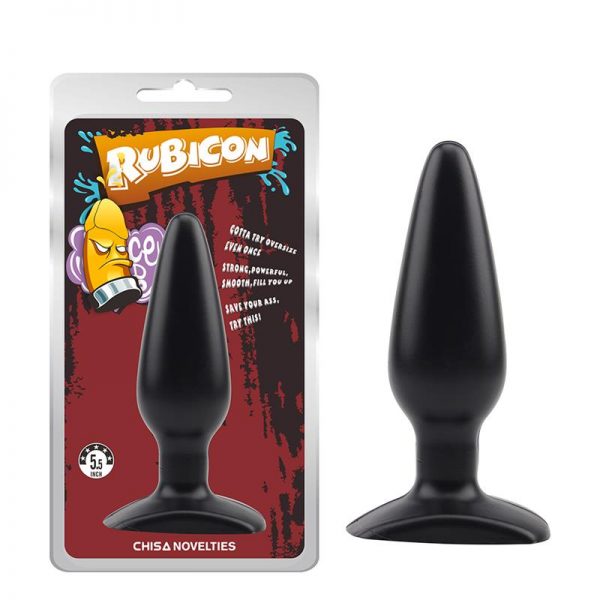 Plug Anal Rubicon 13.5 x 4.5 cm Negro diseñado por la marca CHISA