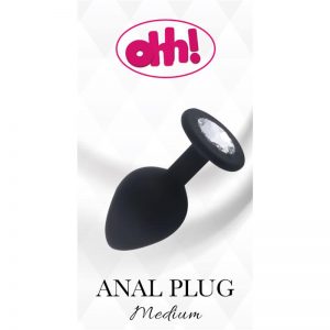 Plug Anal Talla M Negro de la marca OHH TOYS