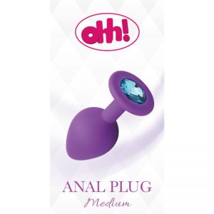 Plug Anal Talla M Púrpura de la marca OHH TOYS