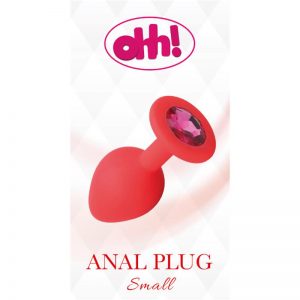 Plug Anal Talla S Rojo de la marca OHH TOYS