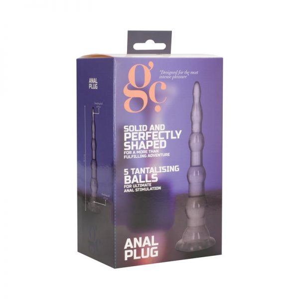 comprar Plug Anal Transparente 16.5 cm barato y de calidad