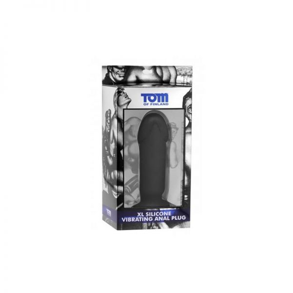 venta de Plug Anal Virbador Grande Negro en tienda erótica online