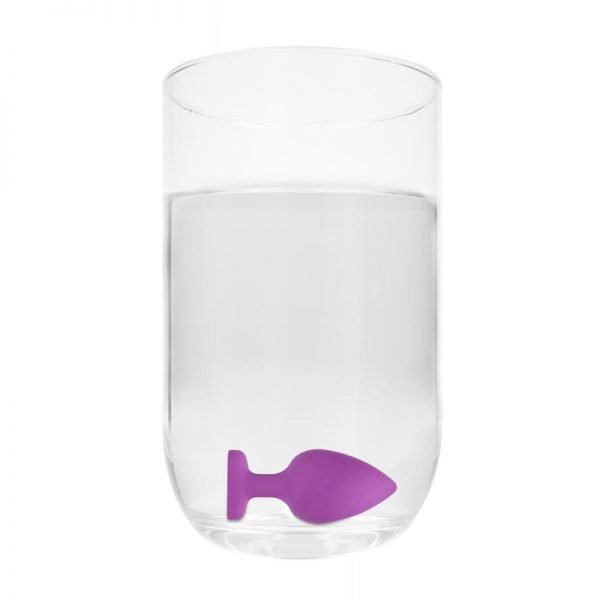 Plug Anala Diamond Heart Extra Grande Pupura diseñado por la marca OUCH!