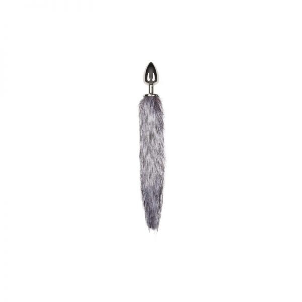 Plug con Cola de Zorro No. 4 - Plata fabricado por EASYTOYS