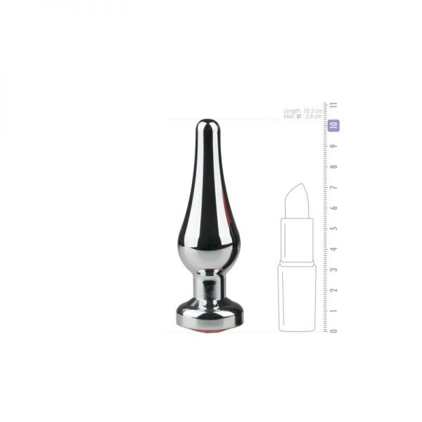 venta de Plug de Aluminio No. 4 - Plata / rosa en tienda erótica online