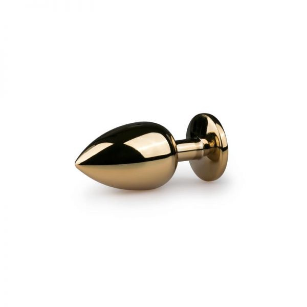 Plug con Cristal Transparente No. 6 Dorado fabricado por EASYTOYS