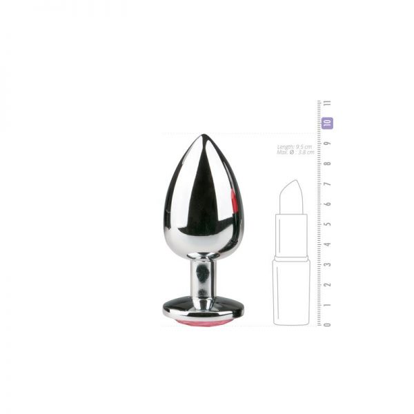 comprar Plug Anal con Cristal Rosa No. 6 en sex shop online