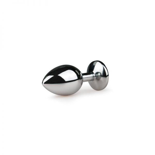 Plug con Cristal Transparente No.2 Plateado fabricado por EASYTOYS